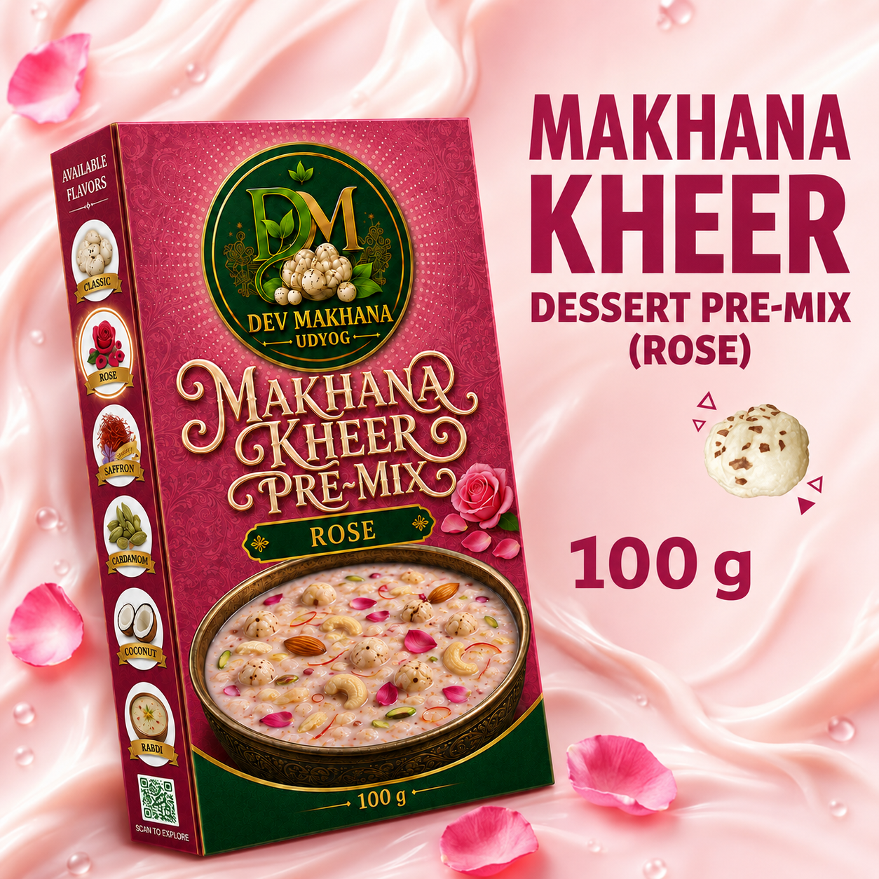 Makhana Kheer Pre-Mix Rose (100 g)